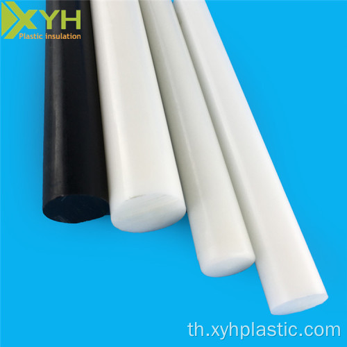 สีดำ Acetal POM 8mm Rods